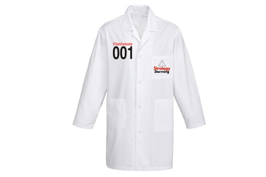 Business - Strategy - Playbook - Training - Strategystorming "Classic" Business Strategy Lab Coat - Strategystorming - The Strategy Studio & Shop for Smart Business