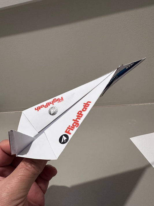 Business - Strategy - Playbook - Training - ✈️ The Founder's FlightPath Paper Airplane - Free Download - Strategystorming - The Strategy Studio & Shop for Strategic Thinkers