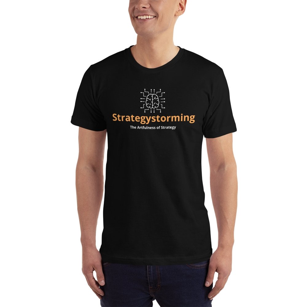 Business - Strategy - Playbook - Training - Strategystorming T-Shirt - Electrified Brain Edition - Strategystorming - The Strategy Studio & Shop for Smart Business